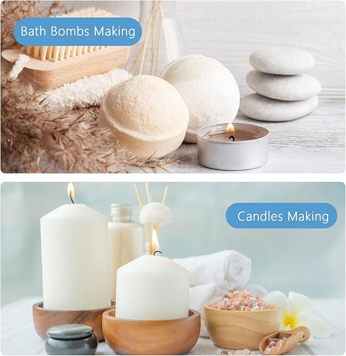Soft Powder Fragrance Oil - ESSLUX Essential Oils for Diffuser, Candle Soap Making Clean Fresh Scents, Aromatherapy Scented Massage, Perfume for Humidifier Home Fragrance, 1 fl oz - Bloomnest