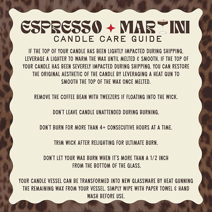 Espresso Martini Candle, 50+ Hour Long-Lasting Burn Handcrafted Decorative Candles for Home Scented, Coffee Bar Accessories & Decor, Birthday Candle Martini Party Decorations - Bloomnest