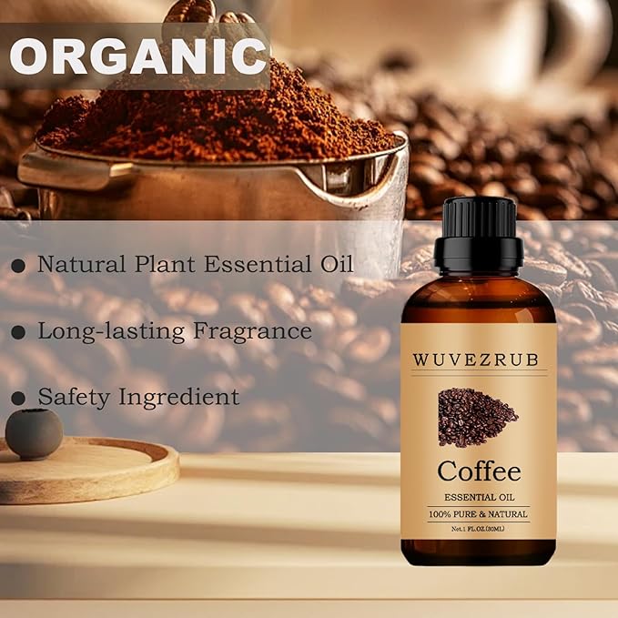 Coffee Essential Oils, 30ML Pure and Natural Essential Oil for Aromatherapy Diffuser - Coffee /1 Fl Oz - Bloomnest