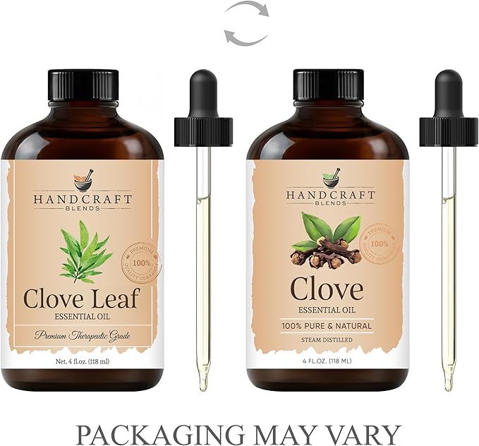 Handcraft Blends Clove Essential Oil – Huge 4 Fl Oz – 100% Pure and Natural – Premium Grade Essential Oil for Diffuser and Aromatherapy, Skin, Massage, Candle and Soap Making Fragrance - Bloomnest