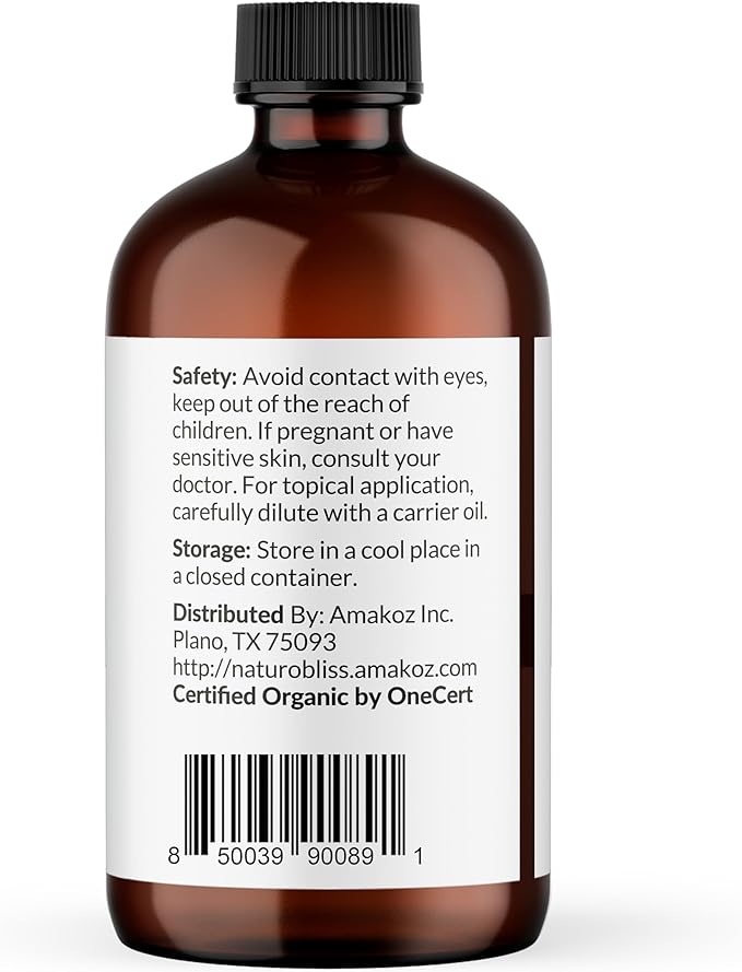 NaturoBliss Organic Clove Essential Oil 1 oz – 100% Pure, Natural, Undiluted for Toothache, Sore Muscles, Skin & Hair Care - Soothing Clove Bud Oil for Aromatherapy, Warm Spicy Aroma NaturoBliss