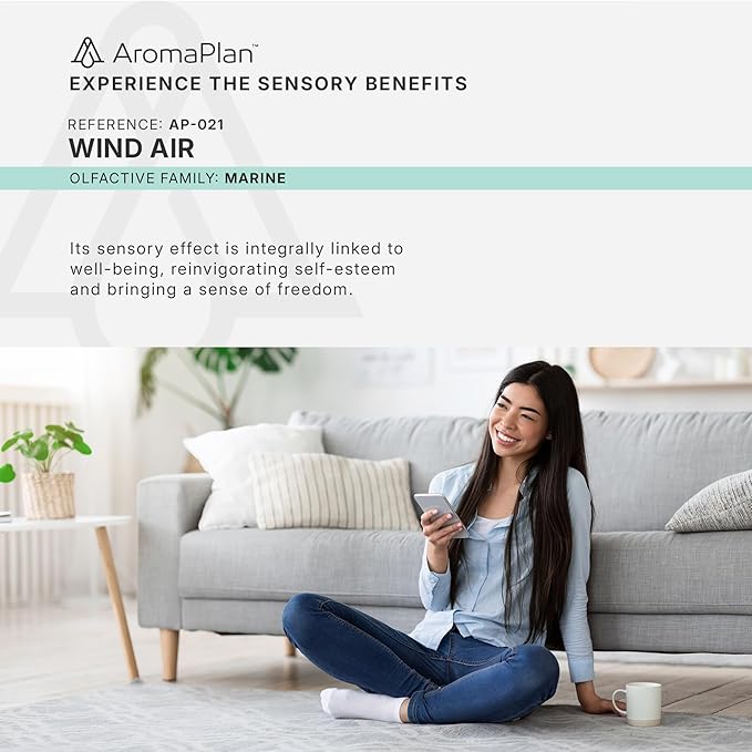 AromaPlan Hotel Scents Wind Air 5 Fl Oz (148ml), Home Luxury Aroma & Hotel Fragrance Diffuser Oil- Hotel Diffuser Oil for Aromatherapy- USA Made, Bigger Bottle, Bolder Aroma & Longer Lasting - Bloomnest