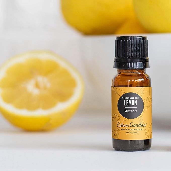 Edens Garden Lemon- Steam Distilled Essential Oil- 100% Pure Premium Grade, Undiluted, Natural, Therapeutic, Aromatherapy, The Best for Diffuser, Skin, Candle, Kid Safe 30 ml (1 fl oz) EdensGarden