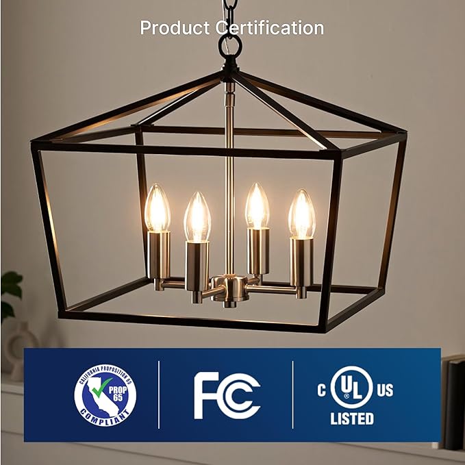 FLSNT 100W Equivalent LED Candelabra Bulbs, 800LM Dimmable B11 E12 LED Chandelier Light Bulbs, 5.5W, 2700K Soft White, 6 Pack - Bloomnest