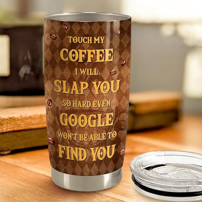 Black Cat Tumbler 20oz Stainless Steel Insulated Coffee Travel Mug Cup for Men Women on Birthday Christmas - Bloomnest