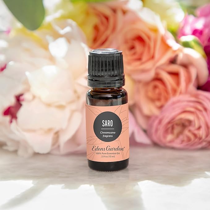 Edens Garden Saro Essential Oil- 100% Pure Premium Grade, Undiluted, Natural, Therapeutic, Aromatherapy, The Best for Diffuser, Candle, Hair, Humidifiers 10 ml (.33 fl oz) EdensGarden