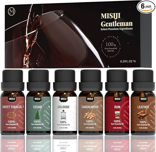 Essential Oils Set-Essential Oils for Diffuser for Home, Diffuser Oils Scents for Aromatherapy,Laundry,Candle&Soap Making,Humidifiers 6 X 10ML - Bloomnest