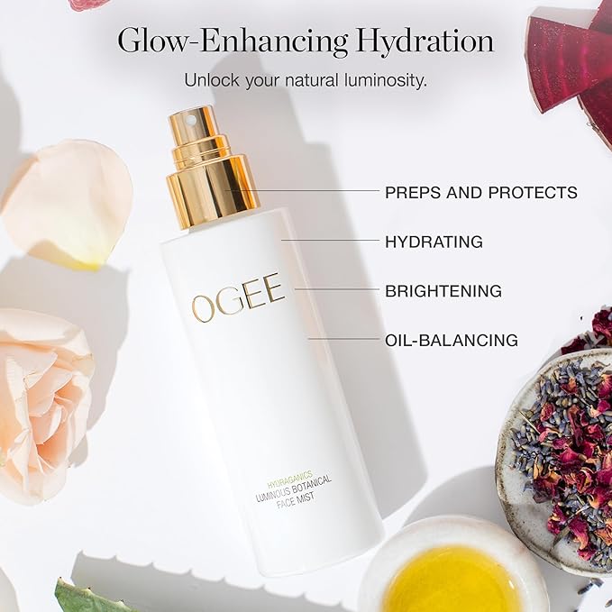 Ogee Rose Botanical Face Mist – Hydrating Organic Vegan Facial Mist, 90ml - Bloomnest