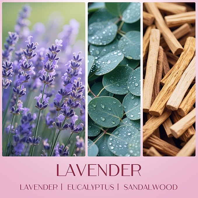 Scented Candles for Women, Soy Candles for Home Scented, Candle Gift Set with Lavender & Vanilla Scents, 2 Pack Aromatherapy Candle for Relaxing, Stress Relief & Home Decor - Bloomnest