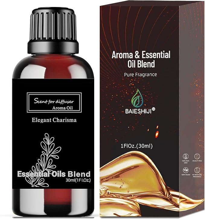 Elegant Charisma Essential Oil Inspired by Shangri-La Hotel for Diffusers, Pure Hotel Diffuser Oil, Cedarwood and Sandalwood, Home Luxury & Hotel Scent - 30ML - Bloomnest