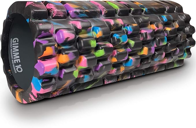 Trigger Point Releasing Foam Massage Roller with Medium Compression for Exercise, Stretching, and Muscle Recovery - Relieves Muscle Tightness, Improves Mobility, and Circulation - Bloomnest