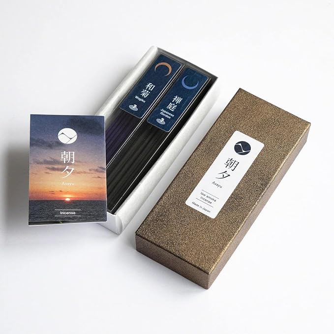 Zen Gift Set: Japanese Garden & Chrysanthemum Incense + Holder - Bloomnest