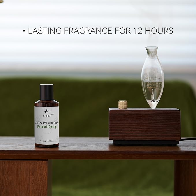Hotel Diffuser Oil - Mandarin Spring Essential Oils for Scent Diffuser - Tangerine, Lime, Gardenia, Green Grass -Home Luxury Scents Aroma Fragrance for Home, Office - Bloomnest