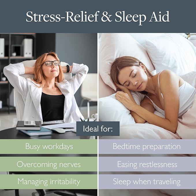 Scentered Sleep & Stress-Relief Aromatherapy Balm Gift Set – Essential Oil Roll On Balms for Relaxation & Rest – Sleep Well & De-Stress – Self-Care Reaxation Gift for Women - Bloomnest