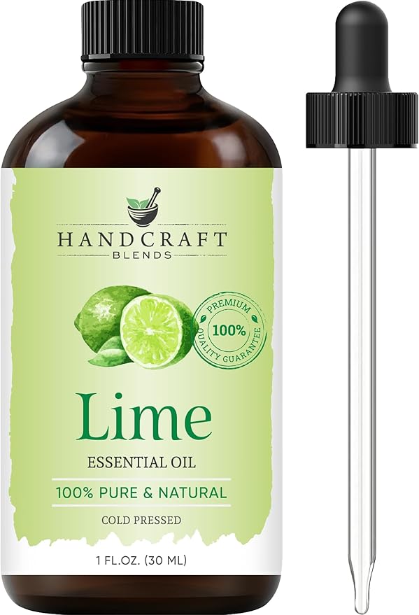 Handcraft Blends Lime Essential Oil – 1 Fl Oz – 100% Pure and Natural – Premium Grade Essential Oil for Diffuser and Aromatherapy, Skin, Massage, Candle and Soap Making Fragrance - Bloomnest