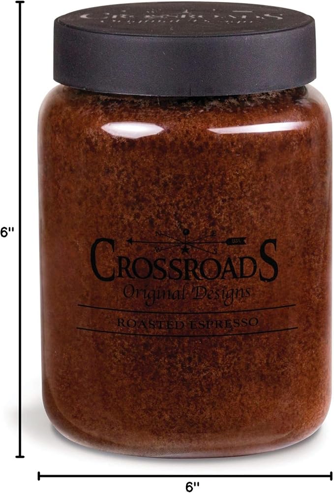 Crossroads Roasted Espresso Scented 2-Wick Candle, 26 Ounce - Bloomnest