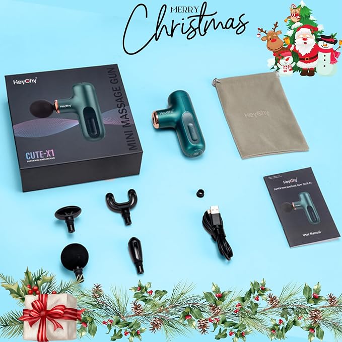Super Mini Massage Gun, Percussion Deep Tissues Muscle Massager, Compact Sports Travel Massage Gun, Portable Handheld Massager for Office Gifts for Her, Home, Athletes - Bloomnest