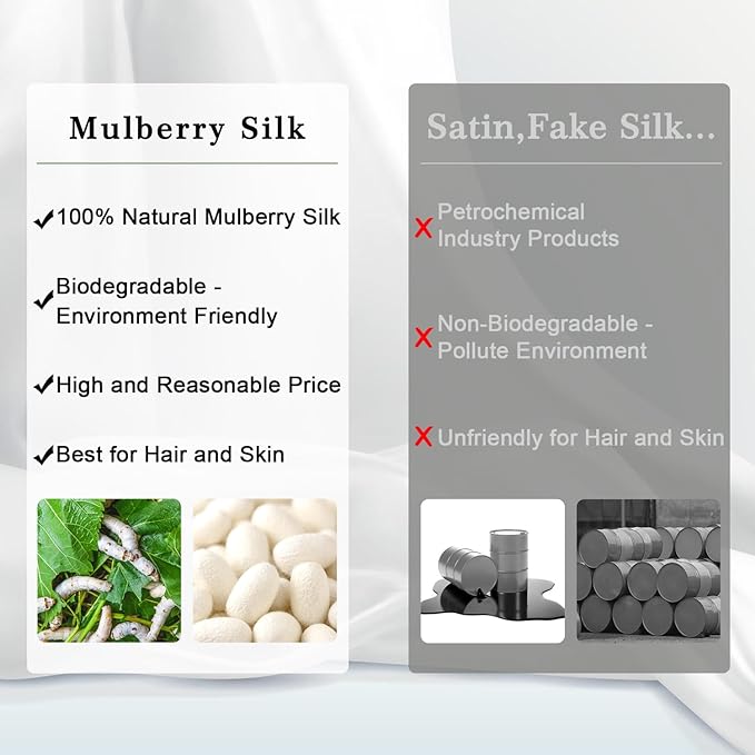 ZIMASILK 100% Pure Mulberry Silk Pillowcase for Hair and Skin Health,Soft and Smooth,Both Sides Premium Grade 6A Silk,600 Thread Count,with Hidden Zipper,1pc (Queen 20''x30'',Slate Blue) - Bloomnest