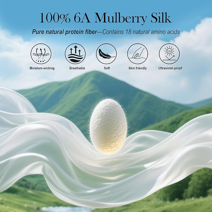 SilkDream 100% Mulberry Silk Sleep Mask Eye Mask for Sleeping 22 Momme Nature 6A Real Silk Gifts for Women&Men Black - Bloomnest