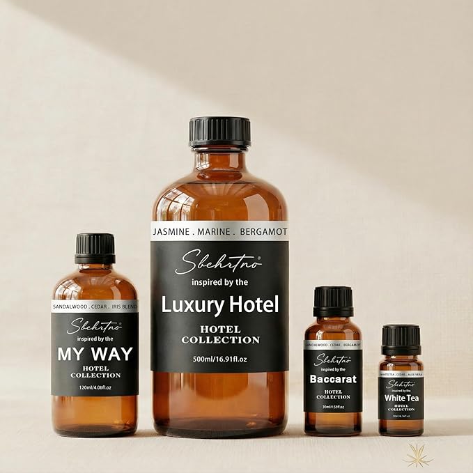 Hotel Collection Diffuser Oil – Inspired by Iconic Five-Star Coastal Hotel Scents – for Essential Oil & Waterless Diffusers (4 Fl Oz (Pack of 1)) - Bloomnest