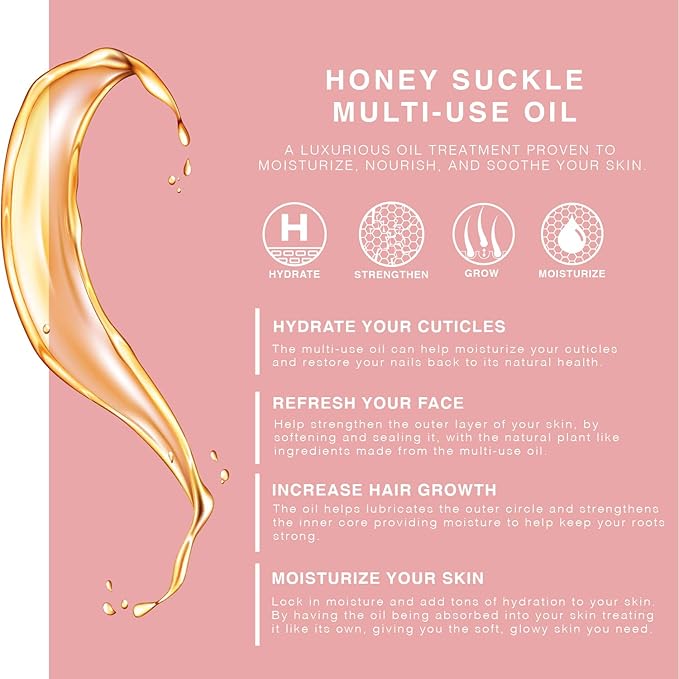 BEAUTE DE PROVENCE Multi-Use Face, Body & Hair Oil - Hydrates Skin, Restores Shine - With Apricot, Coconut Oil & Vitamin E - 4 Fl Oz - Bloomnest
