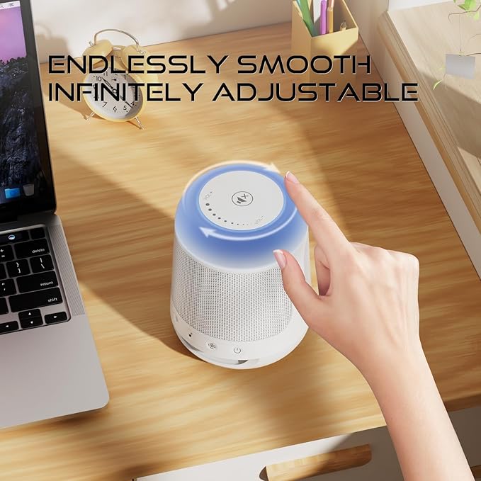 White Noise Machine for Sleeping with Night Light，Baby Sound Machine– 29 Soothing Sounds，Rechargeable White Noise Machine for Kids Adults Sleep, Portable Lullaby Machine Baby Soother - Bloomnest