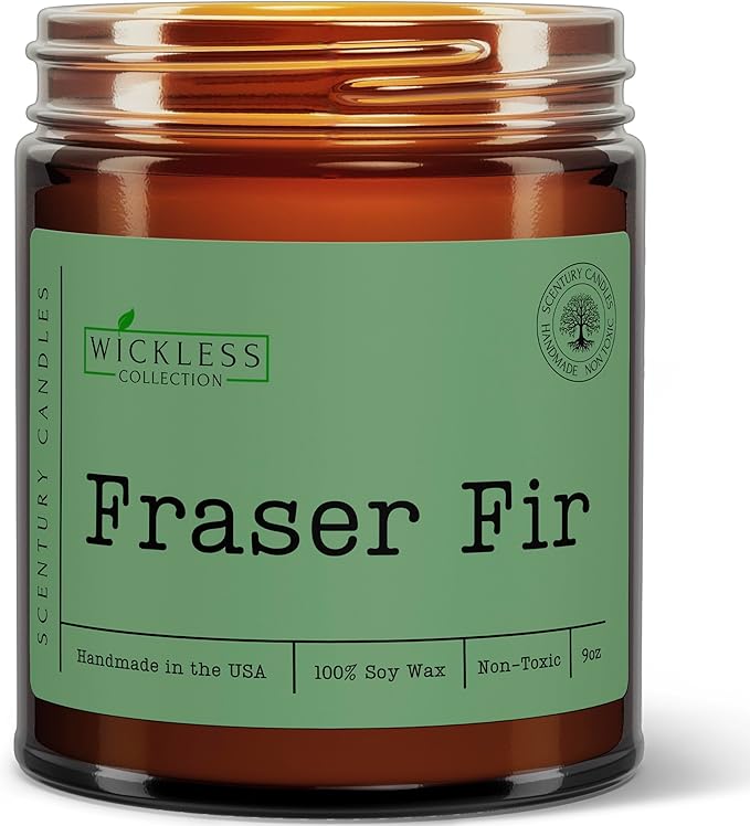 Wickless Candles for Candle Warmer Lamp, Many Scents to Choose, 100% Non-Toxic Soy Wax, Scented Candle Melts for Warming Plate, Handmade in The USA (Fraser Fir) - Bloomnest