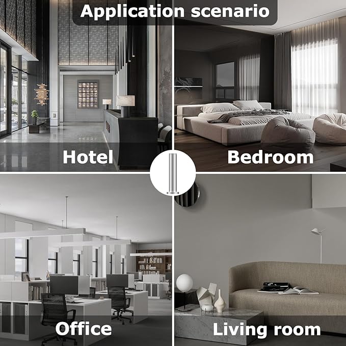 Hotel Scent Diffuser Machine -Cordless Rechargeable Diffuser for Whole House- Scent Air Machine for Home -App Bluetooth Control - Waterless Essential Oil Diffuser for Large Room, Studio Office -Silver - Bloomnest
