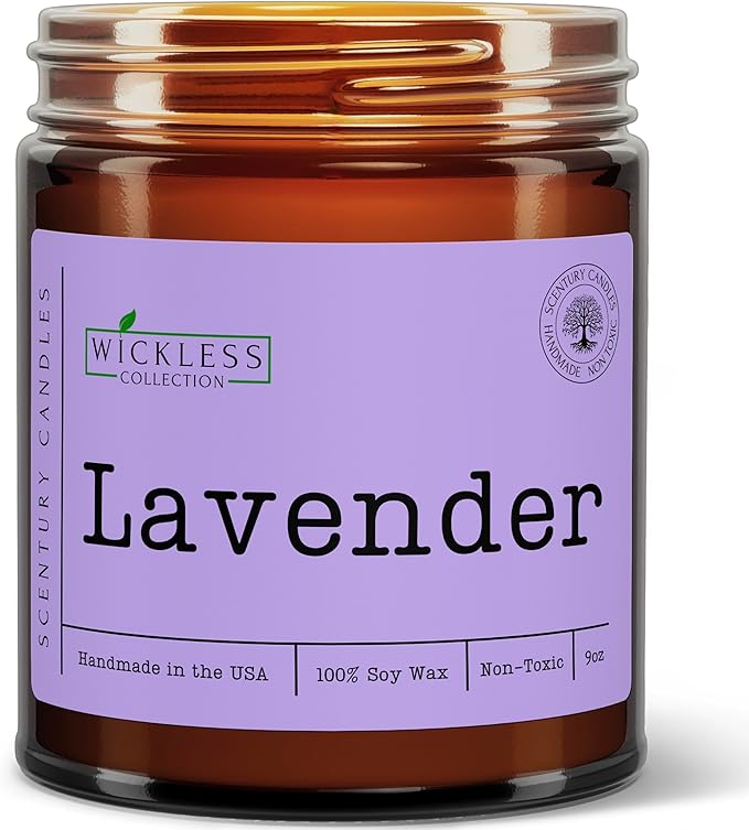 Wickless Candles for Candle Warmer Lamp, Many Scents to Choose, 100% Non-Toxic Soy Wax, Scented Candle Melts for Warming Plate, Handmade in The USA (Lavender) - Bloomnest