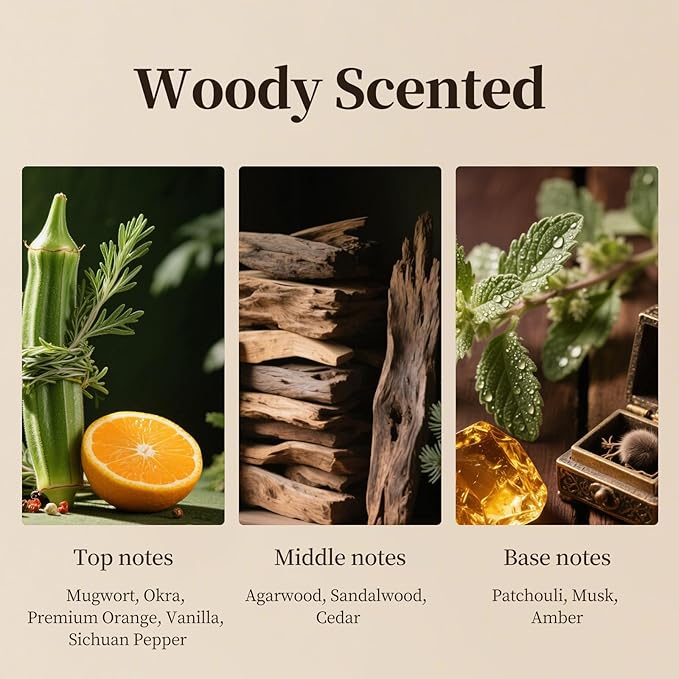 Luxury Woody Diffuser Oil Inspired by 5 Star Hotels Long Lasting Scent for Home Diffusers Reed Setups Air Freshener,100ml(3.4fl oz) Hijoc