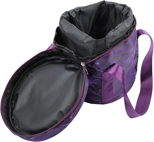 VGEBY Music Bowl Bag,Singing Bowl Storage Bag Crystal Singing Bowl Carrying Case with 2 External Pocket Dual (10in Pure Purple), VGEBYY6QTF2RHAO-12 - Bloomnest