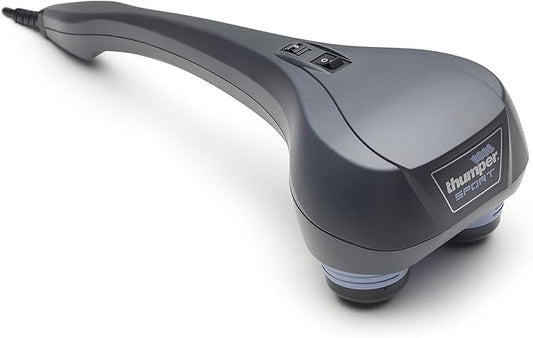 Thumper Sport Percussive Massager - Deep Tissue Home use Massage for Muscles, Back, Shoulders, Neck, Legs, arms. Portable Therapy Action Electric Handheld Massager with Long Handle - Bloomnest