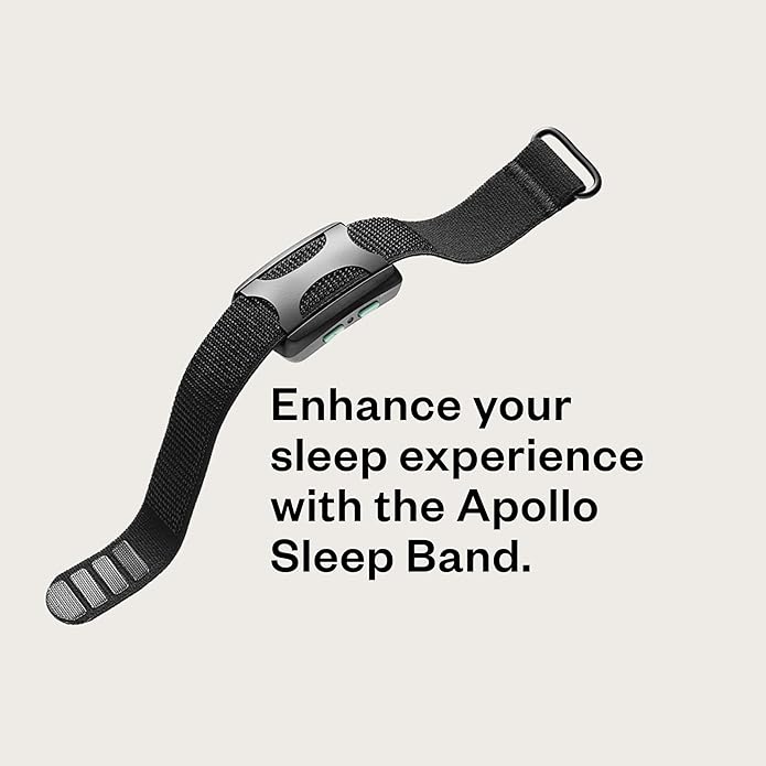 Apollo Neuro Sleep Band | Enhance Sleep With Adjustable Ankle Strap for Apollo Wearable Devices
