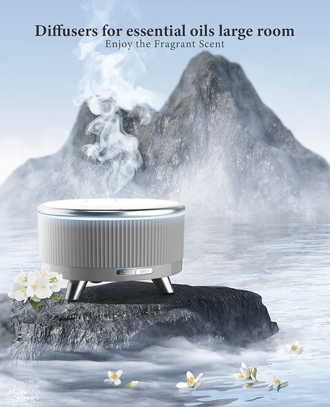 Diffusers for Essential Oils Large Room, 500ml Aromatherapy Diffuser，7 Colors Changed - Bloomnest