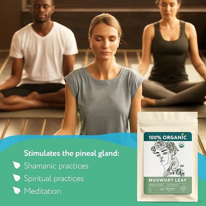 Mugwort Tea Organic Loose Leaf (4oz) – Mugwort Herb - Artemisia Hierba Seca Organica – Dried Mugwart Leaves - Bloomnest