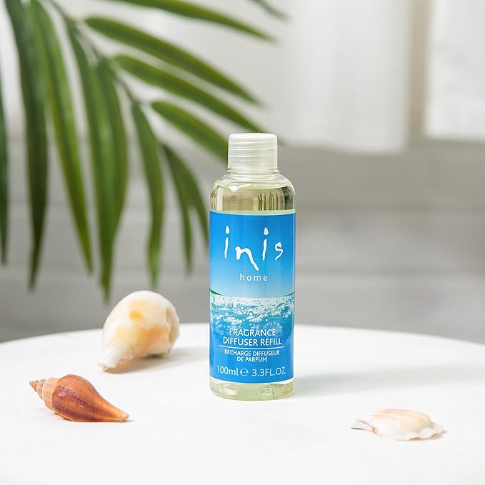 Inis the Energy of the Sea Reed Diffuser Oil Refill - Ocean Fresh Fragrance for Home - 3.3 Fluid Ounce - Bloomnest