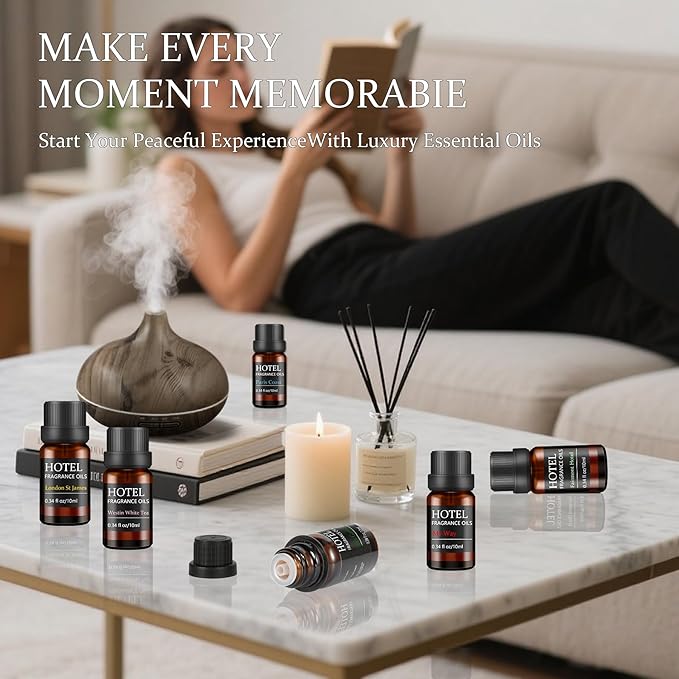 Hotel Collection Luxury Scent for Diffuser Oils Set Inspired by The My Way 、Westin White Tea、Ritz Carlton Hotel Scent - Bloomnest