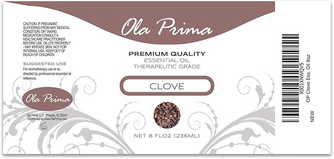Ola Prima Clove Essential Oil – 8oz Clove Oil - Bloomnest