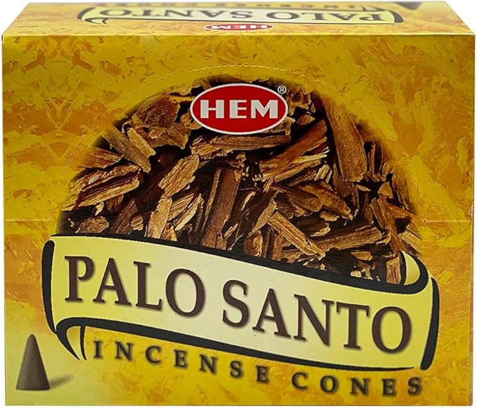 Palo Santo Incense Cones and Burner Holder Bundle from Hem Incense Trumiri for Smudging and Aroma TRUMIRI