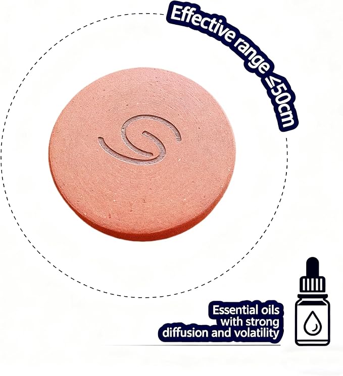 Terracotta Stone Diffuser Handcrafted Natural Ceramic Passive Diffuser for Long Lasting Aromas Perfect for Small Spaces Desks Cars and More, Reusable Portable Thoughtful Gift for Loved Ones - Bloomnest