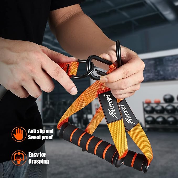 HPYGN Heavy Resistance Bands, 300LBS Exercise Bands for Working Out, Fitness Bands with Handles, Workout Bands for Men, Weight Bands Set for Muscle Training, Strength, Slim, Yoga, Home Gym Equipment - Bloomnest