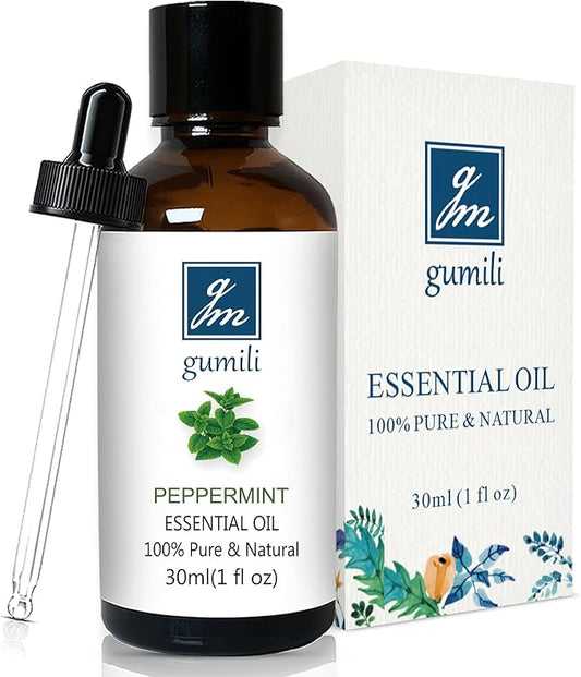 Peppermint Oil for Diffuser, Hair, Spray, Soap, Body Wash, 100% Pure Peppermint Essential Oil - 30ml - Bloomnest
