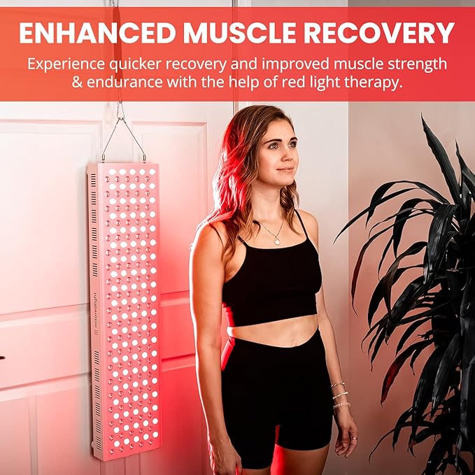 Mito Red Light – MitoMAX 2.0 Red Light Panel – Red Light Therapy for Face and Neck – Red Light & Near Infrared Red Light Therapy – At-Home Red Light Therapy for Body MitoRedLight