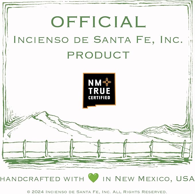Incienso de Santa Fe - 7 Scent Sampler Natural Wood Incense with Burner, Includes Piñon, Cedar, Juniper, Hickory, Alder, Mesquite, and Fir Balsam (70 Bricks) - Made in the USA InciensodeSantaFe
