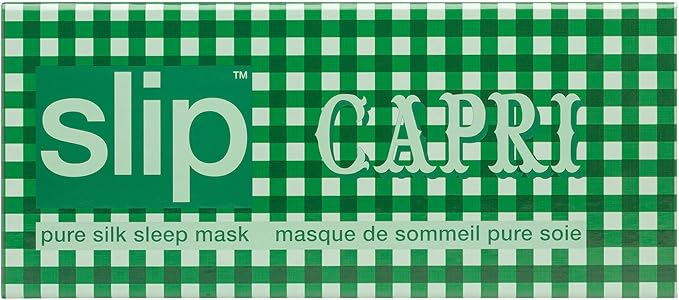 slip Pure Silk Sleep Mask - 100% Pure 22 Momme Mulberry Silk Eye Mask - Comfortable Sleeping Mask with Elastic Band, Capri, Amazon Exclusive - Bloomnest