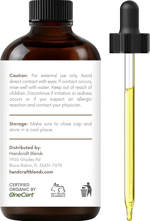 Handcraft Blends Organic Cedarwood Essential Oil – 1 Fl Oz – 100% Pure and Natural – Premium Grade Essential Oil for Diffuser and Aromatherapy HandcraftBlends