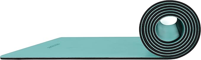 Retrospec Laguna 5mm Yoga Mat - Fitness Mat for Women, Men & Children, Slip-Resistant and Moisture Absorbing Exercise Mat for Home, Pilates, Yoga and Floor Workouts - Bloomnest