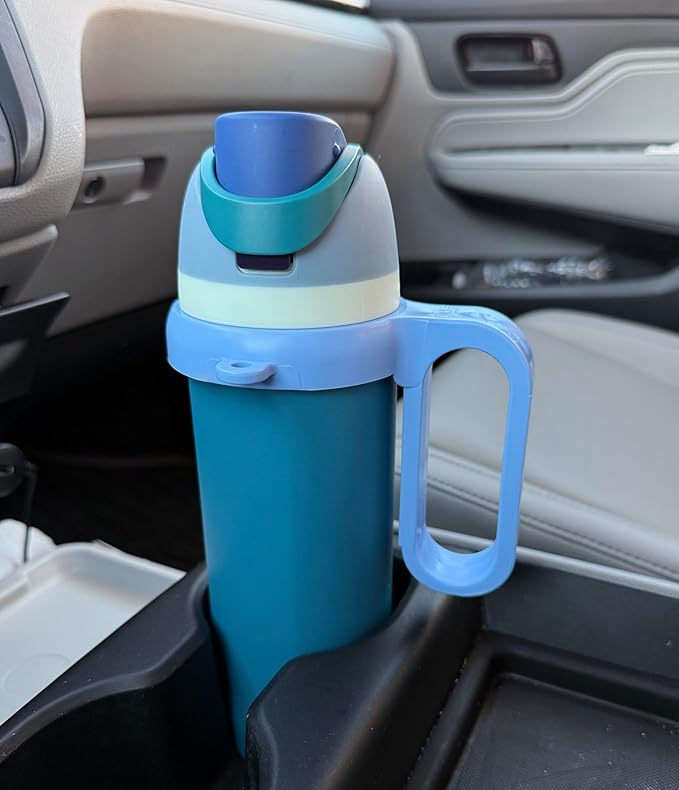 Bottle Handle for Owala FreeSip 24oz 32oz 40oz – Strong Plastic Water Bottle Holder, Durable Easy Carry Accessory for Running, Jogging, Gym, Hiking, and Drinking While Driving & More OneMissionX