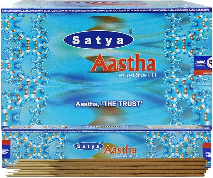 Aastha Incense Sticks and Incense Stick Holder Bundle Insence Insense Satya - Bloomnest