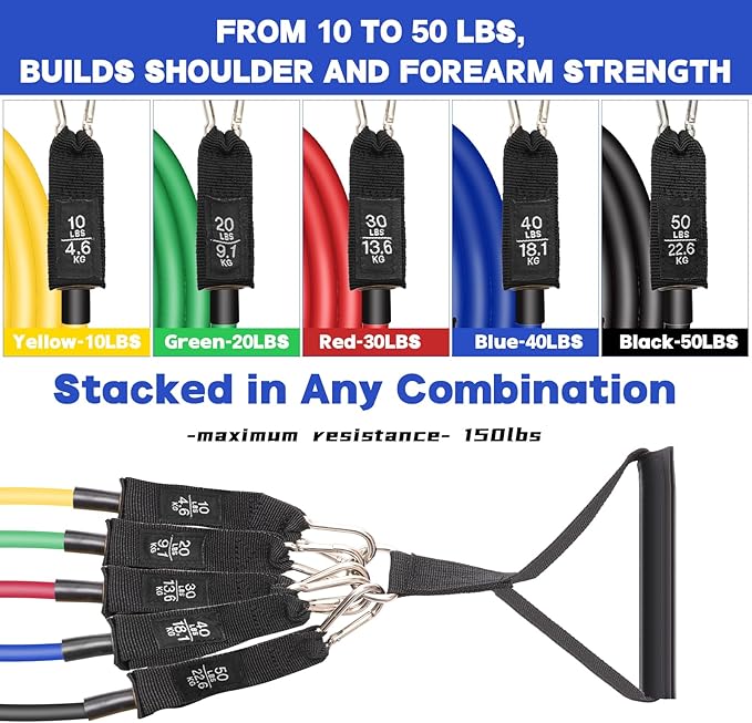Baseball Resistance Trainer Coolrunner Exercise Bands, Training Aid for Baseball Softball Pitchers, Base Ball Stretching Bands with Interchangeable Grips to Build Arm Strength - Bloomnest